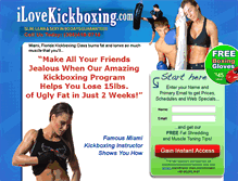 Tablet Screenshot of ilovekickboxingdoral.com